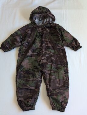 Tuffo Muddy Buddy Camo Waterproof Rain Suit 3T GUC